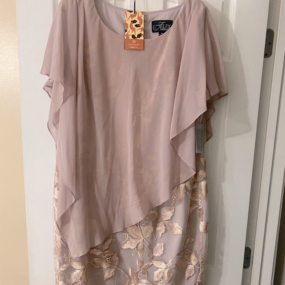 Alex Evenings size 18 formal dress.  New with tags. Mother of the bride/groom.